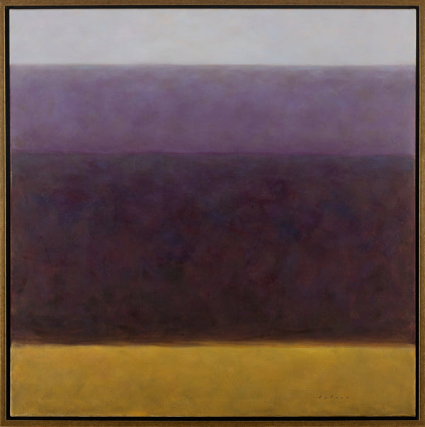 Color Chords - Purple", Painting by Diane P. Farr, Oil on Canvas, with a Frame, 36 x 36 Inches - Alexandria Gallery