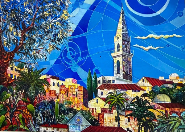 "Rooftop Adventure. Jerusalem." by Zoe Sever, Canvas Print on Solid Wood Stretcher Frame - Alexandria Gallery