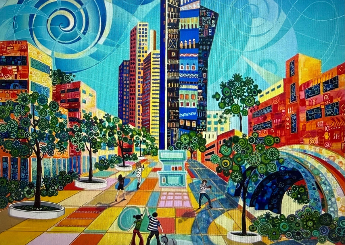 ZOE SEVER: "Take a Tour of Kaleidoscopic Cityscapes."