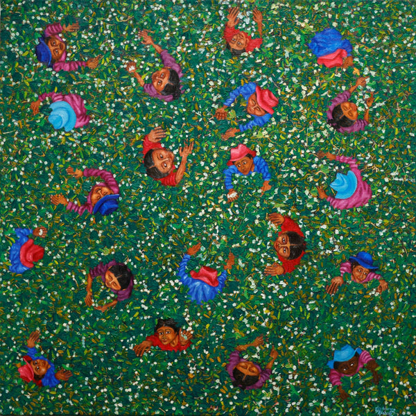 Original Painting "Glorious Day" by Abraham Batzin Navichocn - ThePopUp Art Gallery